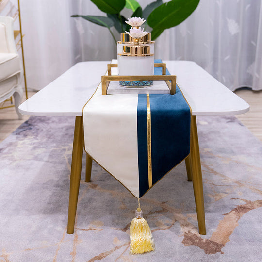 Simple Nordic Table Runner Light Luxury Coffee Table Table Cloth bamboo