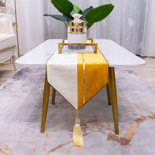 Simple Nordic Table Runner Light Luxury Coffee Table Table Cloth bamboo