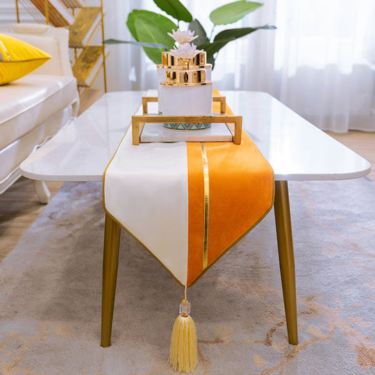 Simple Nordic Table Runner Light Luxury Coffee Table Table Cloth bamboo
