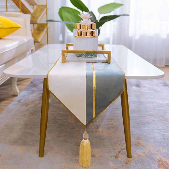 Simple Nordic Table Runner Light Luxury Coffee Table Table Cloth bamboo