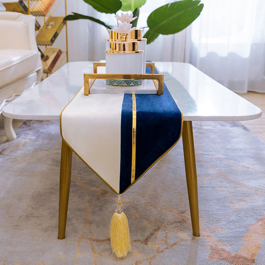 Simple Nordic Table Runner Light Luxury Coffee Table Table Cloth bamboo