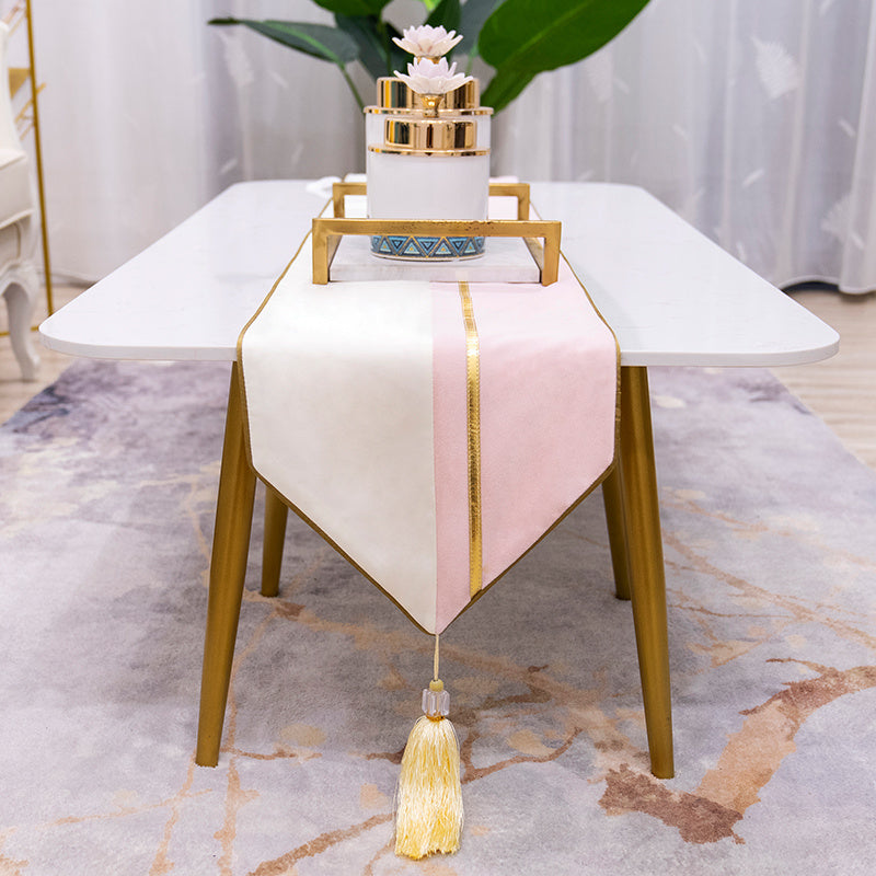 Simple Nordic Table Runner Light Luxury Coffee Table Table Cloth bamboo