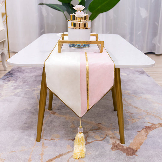 Simple Nordic Table Runner Light Luxury Coffee Table Table Cloth bamboo