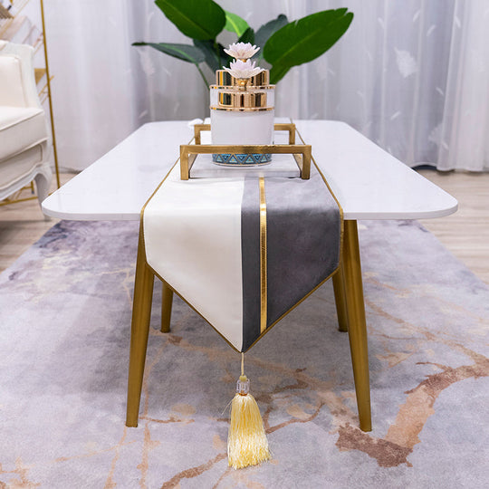 Simple Nordic Table Runner Light Luxury Coffee Table Table Cloth bamboo