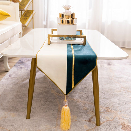 Simple Nordic Table Runner Light Luxury Coffee Table Table Cloth bamboo