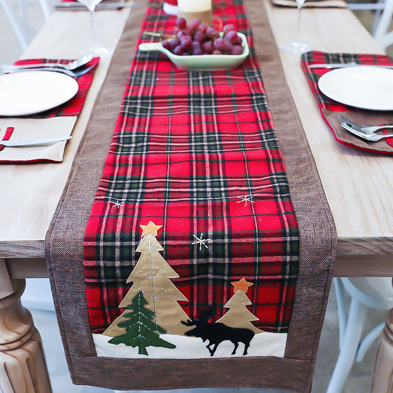 Table cloth tea table table flag bamboo