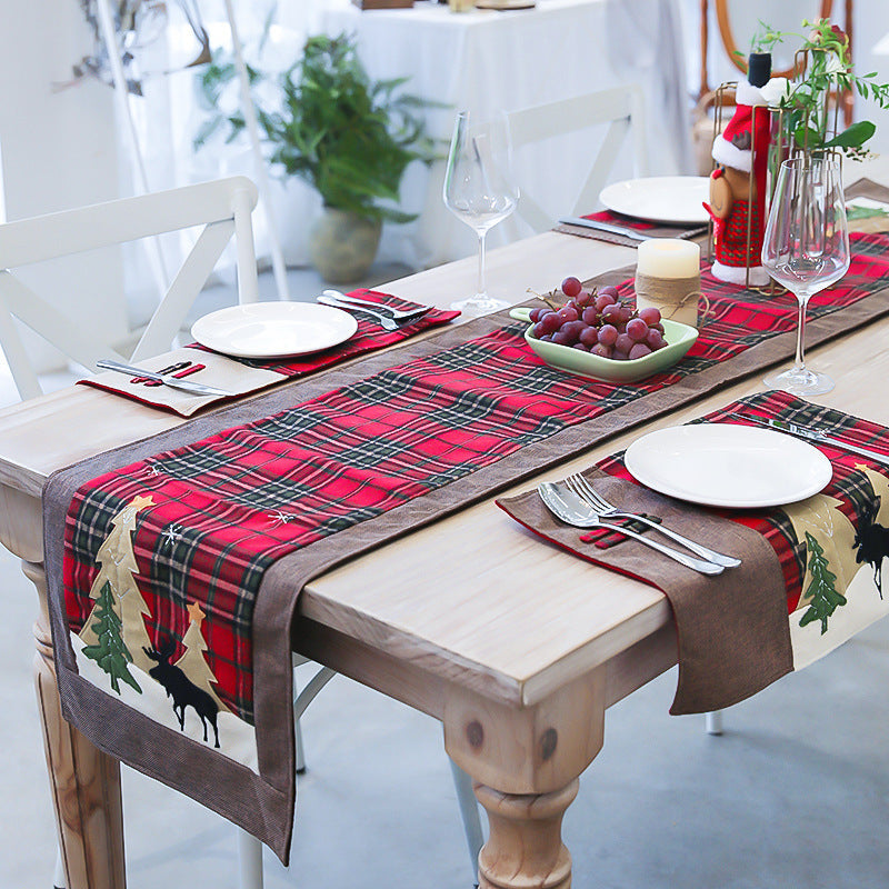 Table cloth tea table table flag bamboo