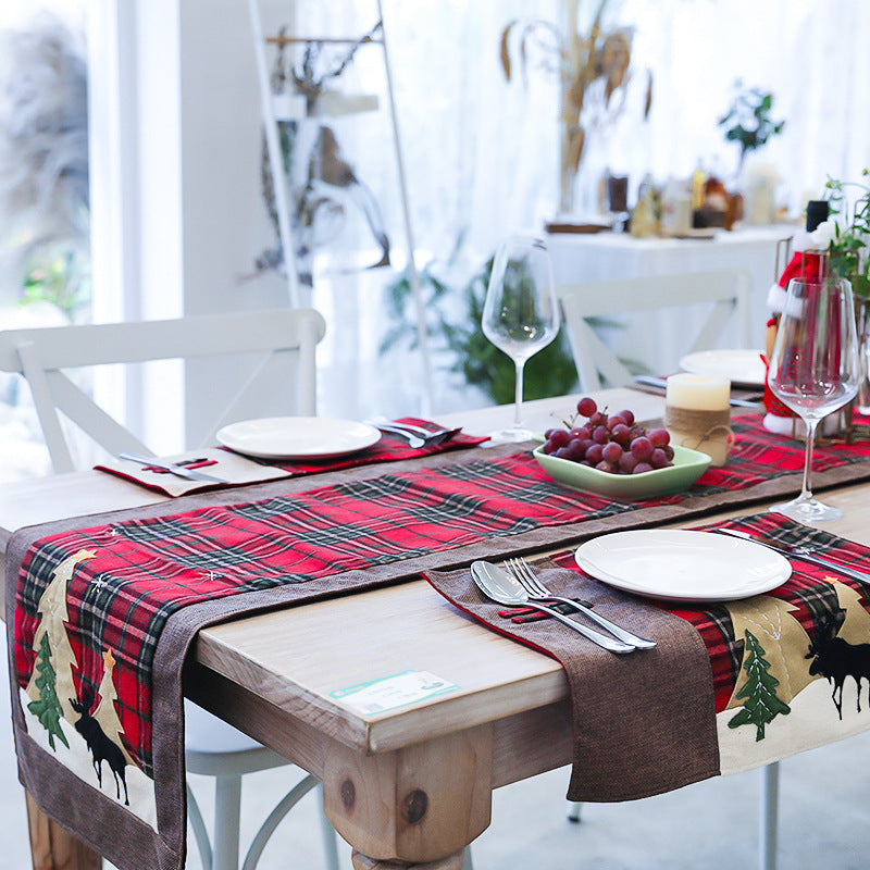 Table cloth tea table table flag bamboo