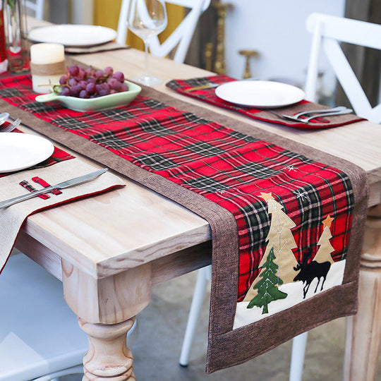Table cloth tea table table flag bamboo