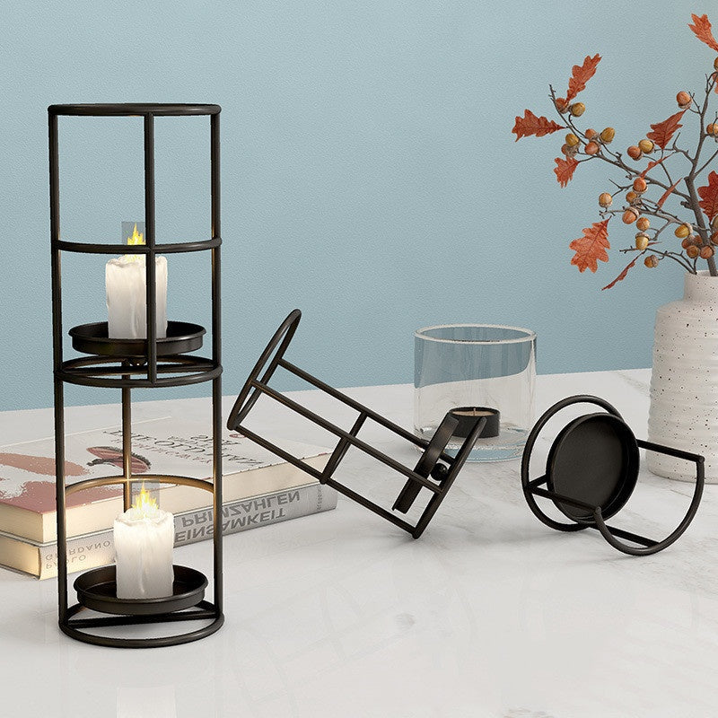 Candle Table In The Dining Room bamboo